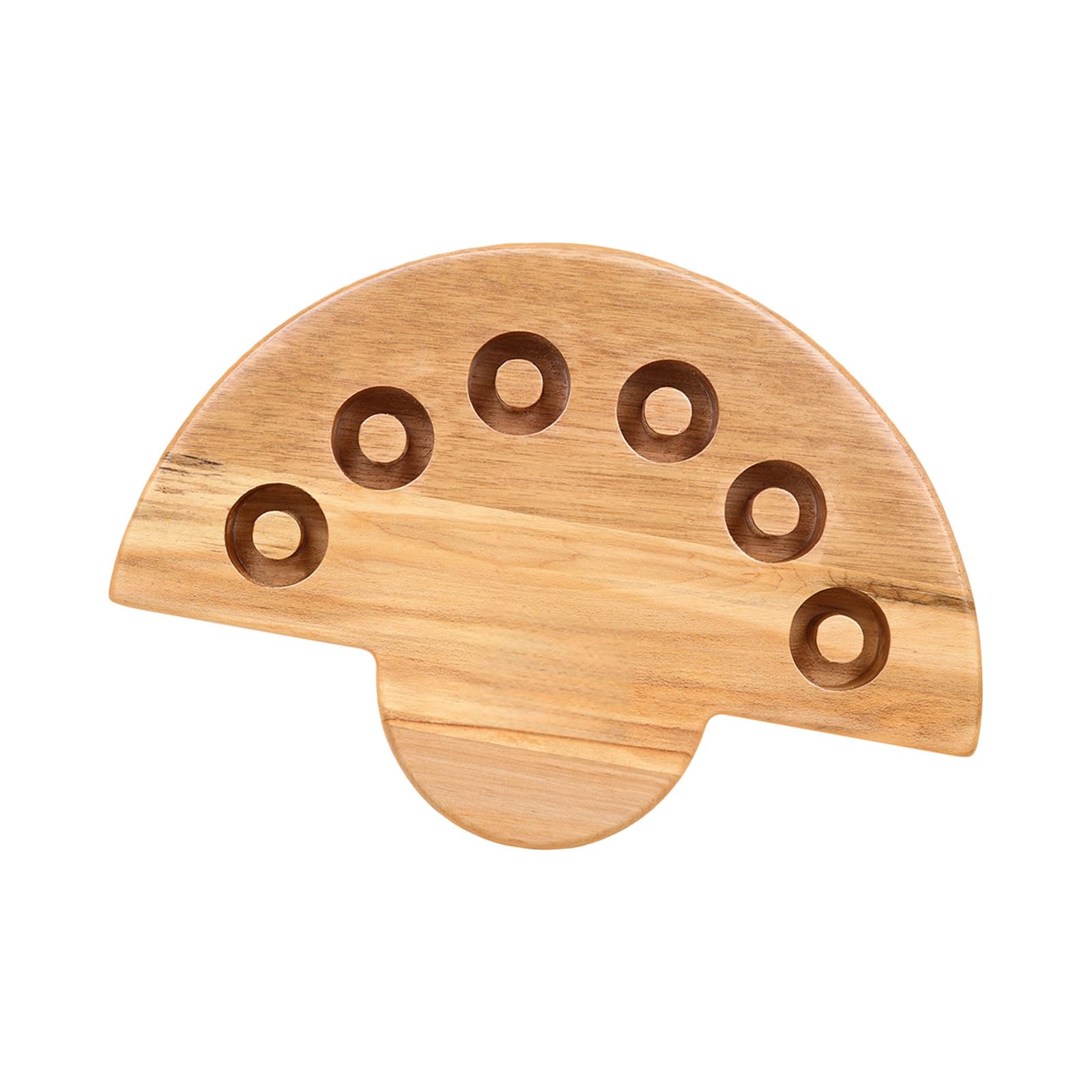Hsioluted Stylish Handcrafted Hardwood Mouthpiece Display Rack for Home Studio Maple Saxophone Mouthpiece Display Stand