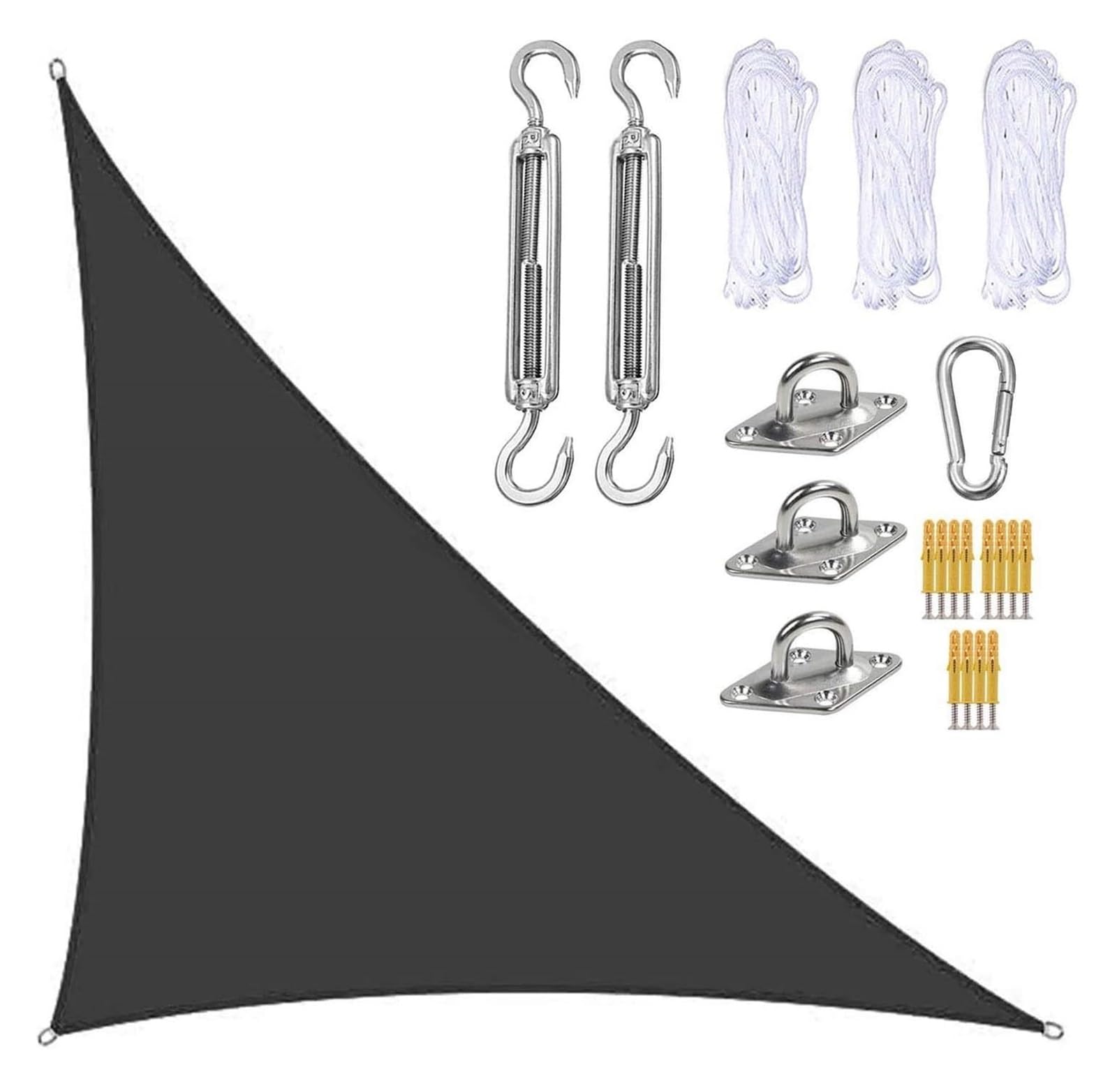 Toldo de sol triangular para balcón que soluciona el calor y la falta de intimidad