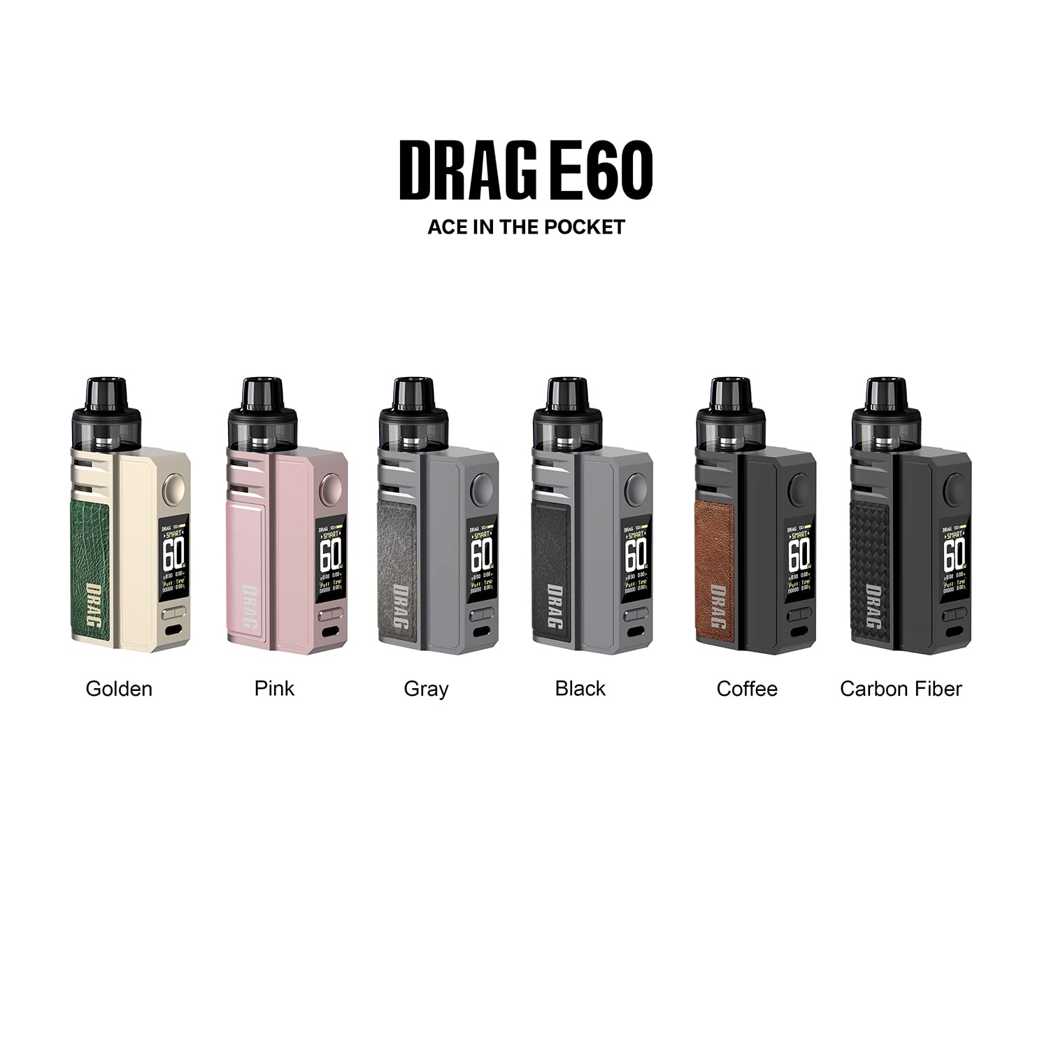 elfbar nachfüll pod läuft aus VooPoo Drag E60 Precio: 32.000 colones (no incluye costos de envío) Drag E60  posee un estilo muy compacto y portátil, con una gran capacidad de batería  interna de 2550mAh, con modo ECO main image 0
