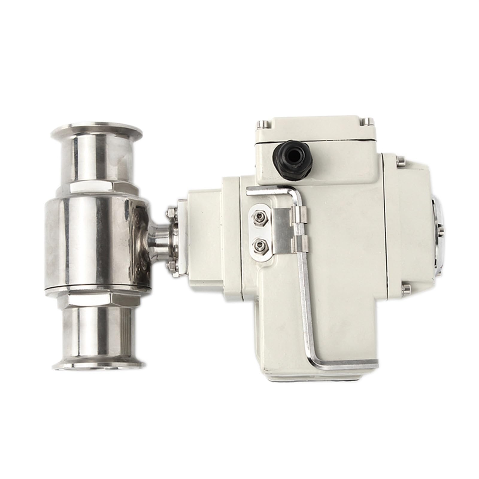Bwrctobew One Color 32Mm Motorized Ball Valve - Stainless Steel Q911f-16P Tri Clamp Electric Valve For Zone Control(12Vdc)