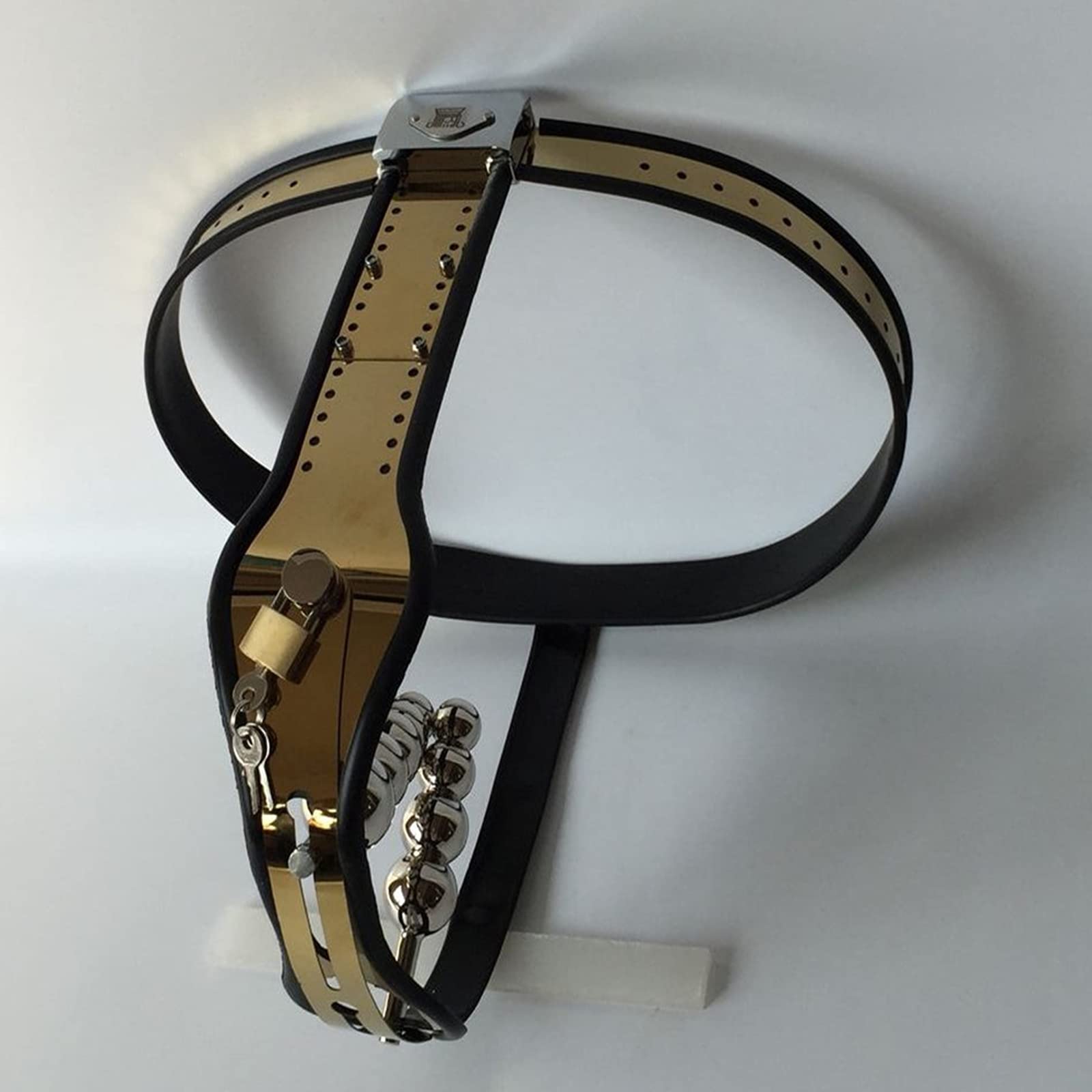 Cintura Di Castità Per Donna Materiale in Acciaio Inossidabile 304 Con Spina Vaginale E Plug Anale 9 Taglie Tra Cui Scegliere Tra Schiavi Fetish Costumi Erotici Giocattoli Erotici Per Donne,140/150cm