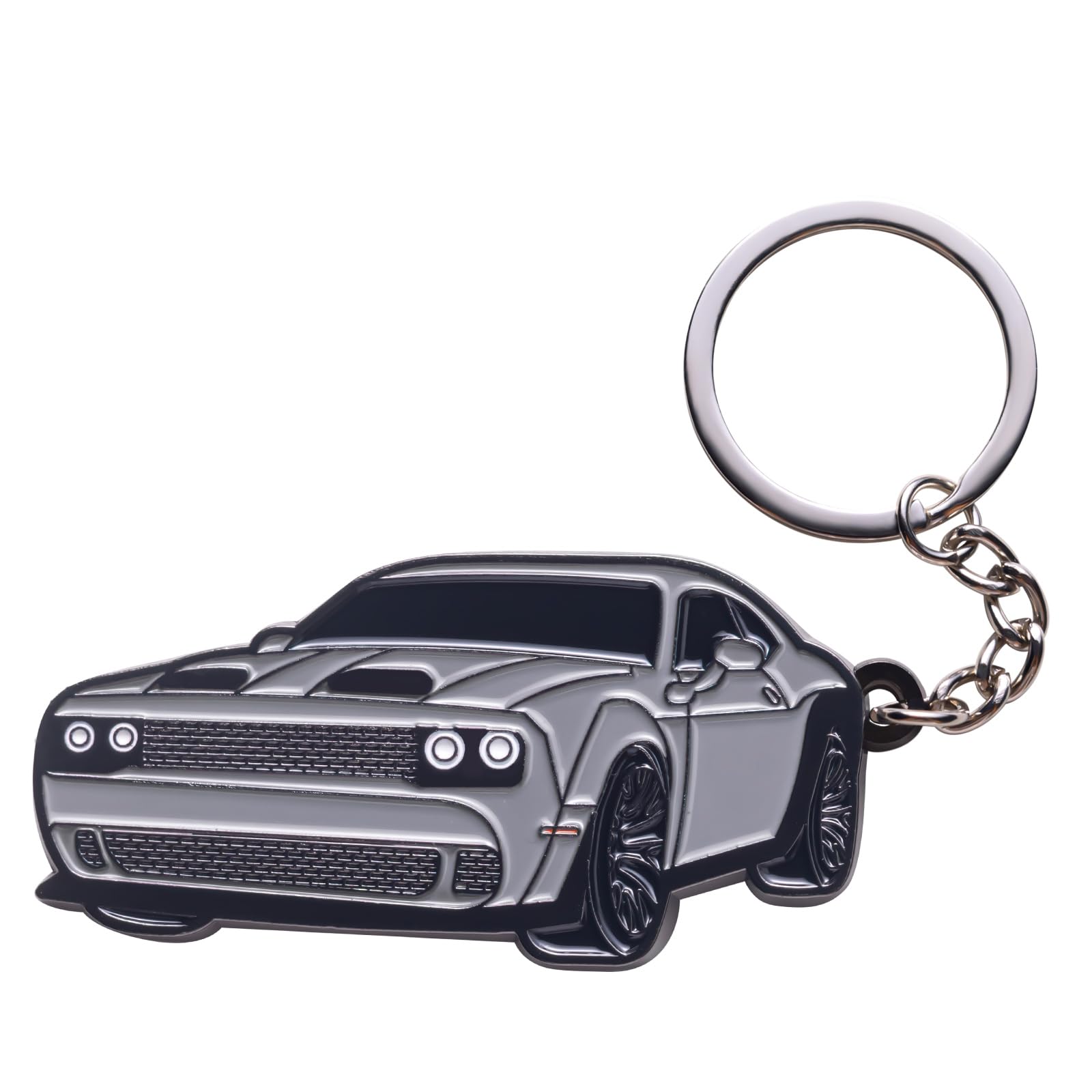 Bonilaan for Challenger Keychain Accessories-SRT key chain key fob cover - Car Conversion Parts for Dodge Challenger SRT SXT