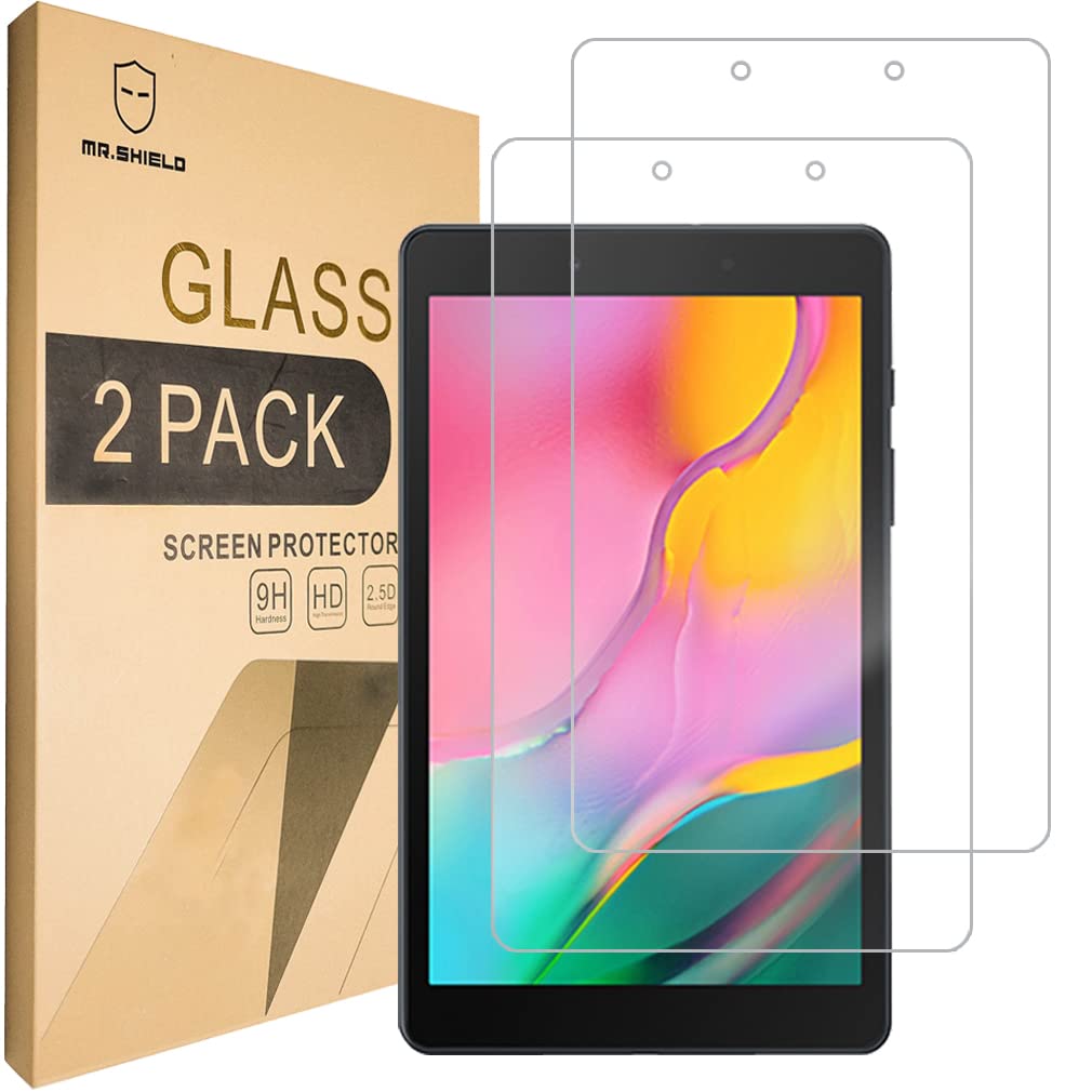 Mr.Shield [2-PACK] Designed For Samsung Galaxy Tab A 8.0 (2019) (SM-T290 Model only) [Tempered Glass] Screen Protector with Lifetime Replacement