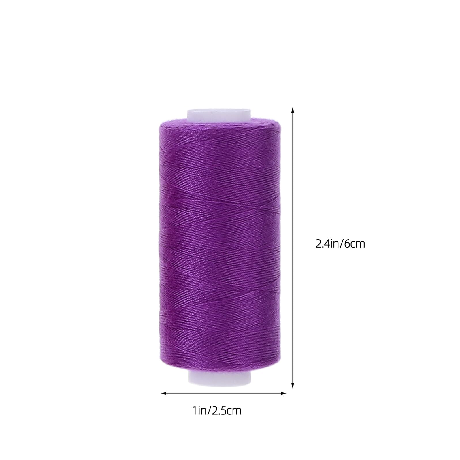 Kit de Hilos para Máquina de Coser de 111 Piezas, Poliéster Resistente con 39 Colores Variados, Incluye Hilos con Carretes y Bobinas de 400 Yardas, Adecuado para Bordado,