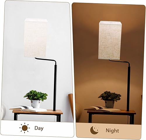 Miniatura 9 de Lámpara de mesa, pantalla de lino, pantalla para lámpara de mesa, pantalla cuadrada, pantalla de mesita de noche, pantalla de pie, pantalla de araña