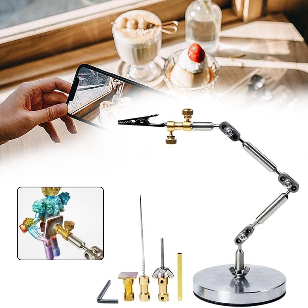Stop-Motion-Animations-Winder-Rig-System mit Vertikalen und Horizontalen Schienen, Stop-Motion-Armature-Kit für Animatoren/Fotografie