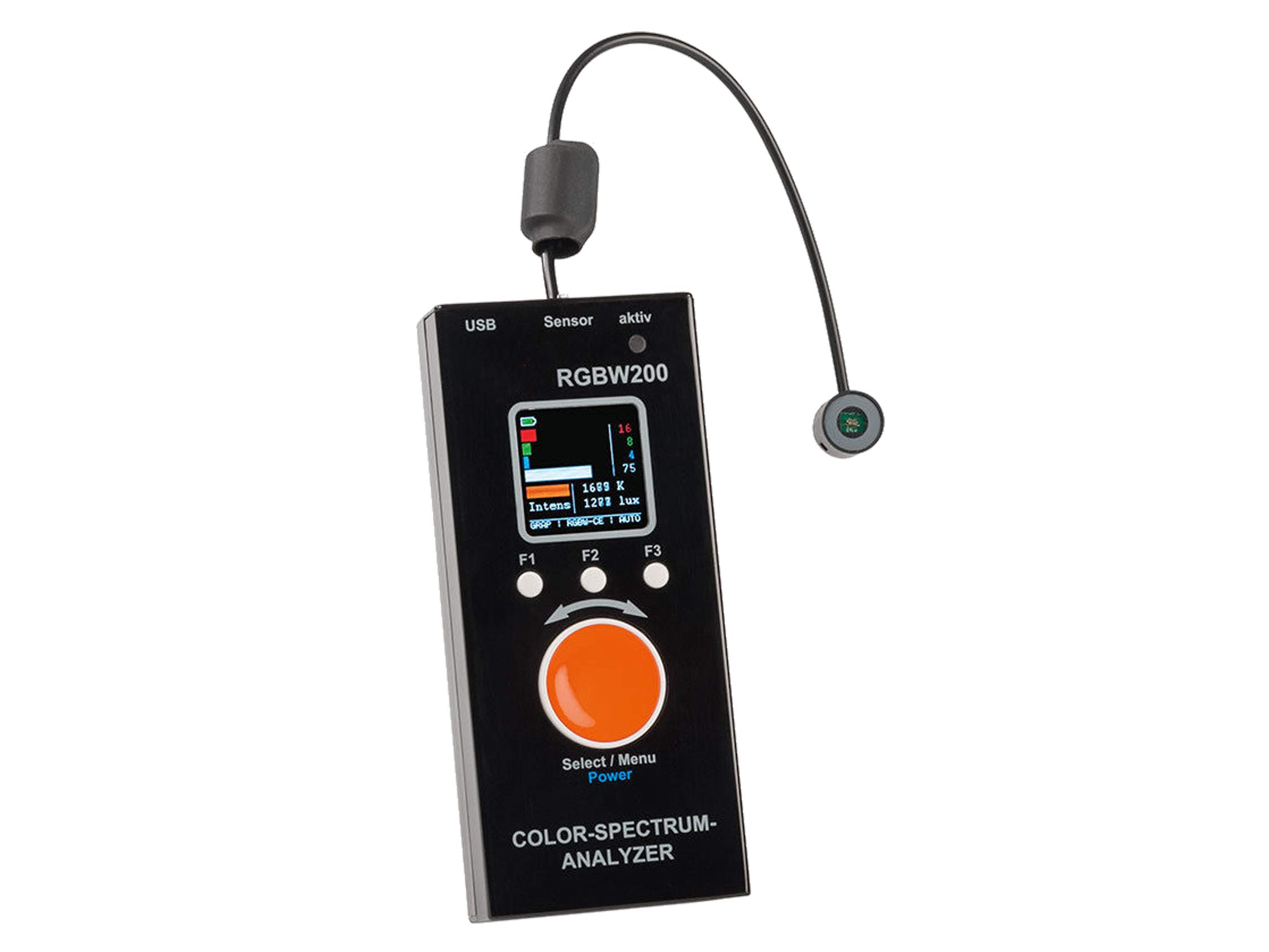 Farbspektrometer RGBW200 Vishay-Sensor Farbiges OLED-Display FERTIGGERÄT