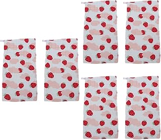 Abaodam 6 Pçs Toalha De Bebê Toalha De Banho Para Crianças Toalha Para Crianças Toalhas De Bebê Para Crianças Lavar Toalha De Rosto Lenço De Algodão Toalha De Bebê Avental Gaze