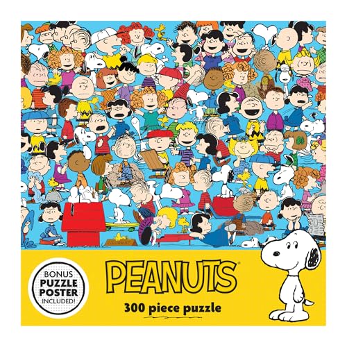 RoseArt - Peanuts - Peanuts Cast of Characters - 300 Piece Jigsaw Puzzle for Adults by RoseArt - Used condition - Image 4