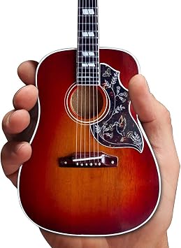Axe Heaven Hummingbird Guitar Vintage Cherry 14 Scale Mini Replica Model