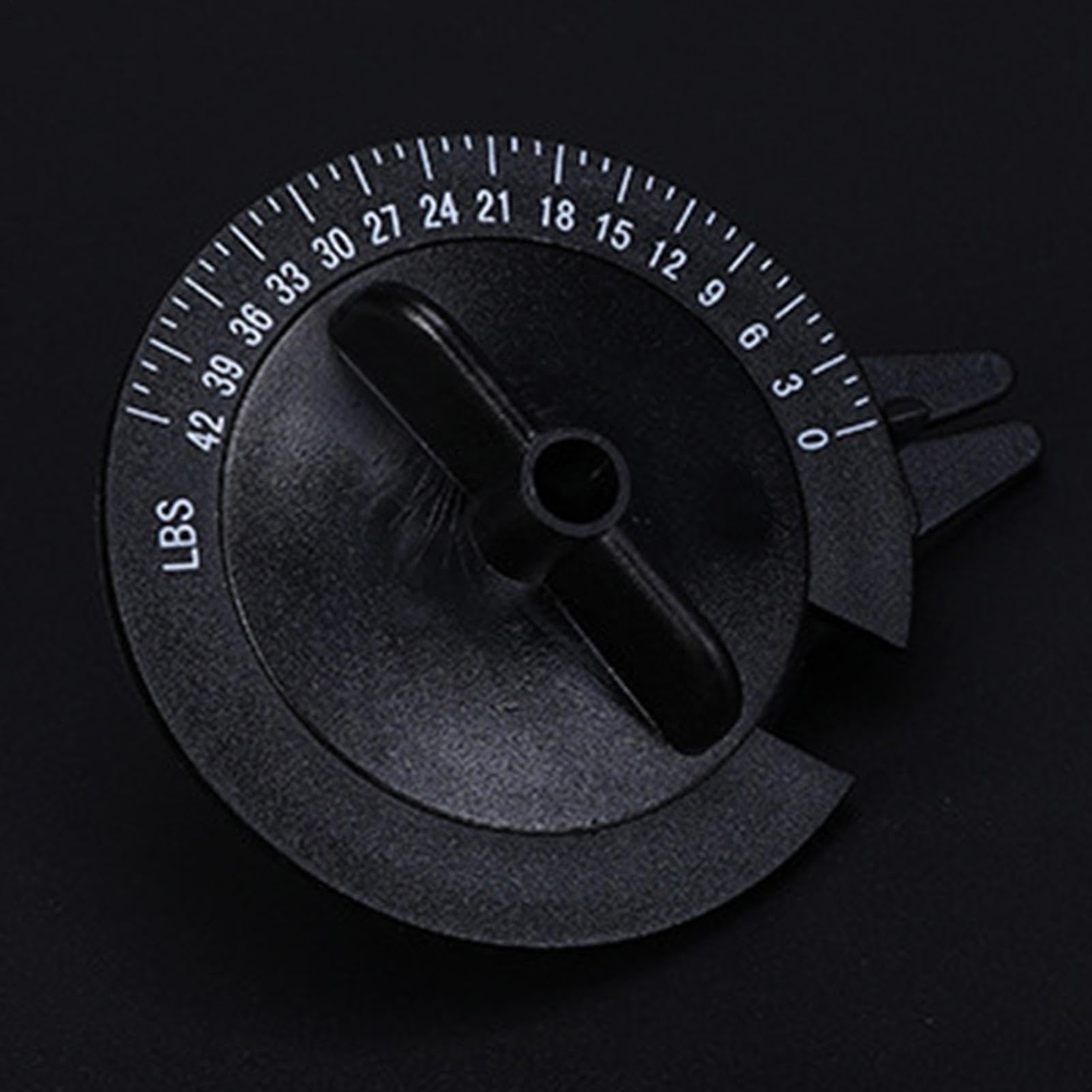 Sport Racket String Tester, Handspannung, Tennis Squash Ball Playing Gear, Accurate Measurement, Tensions Meter für Mother, Father, Schwarz