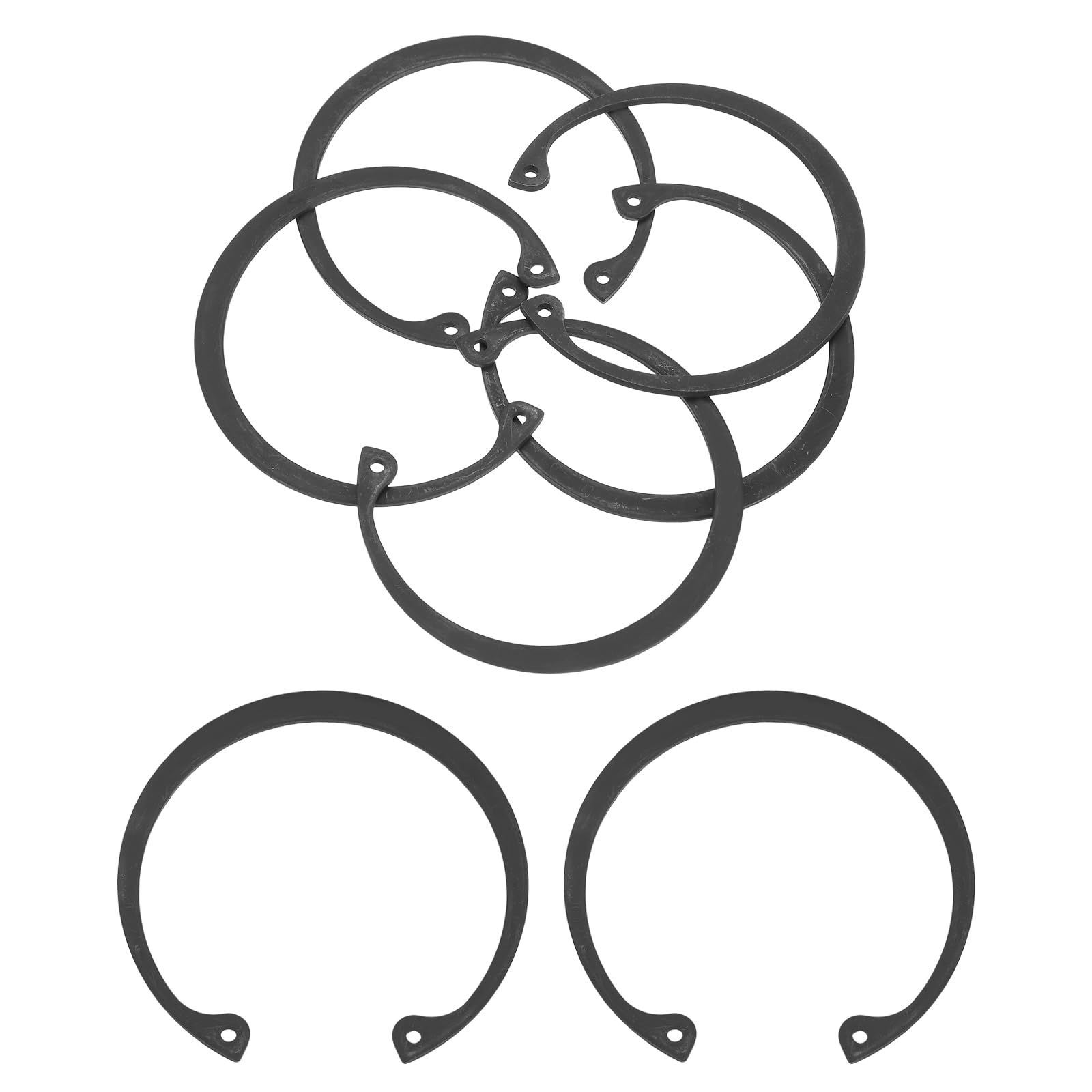 Internal Retaining Rings - 5 Pcs Spring Steel -12