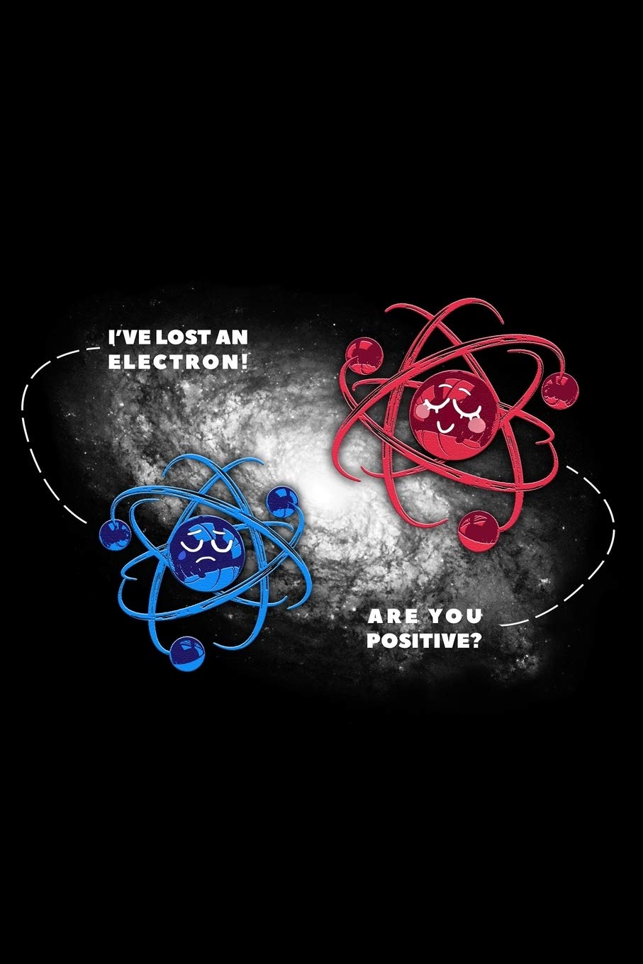 I'Ve Lost An Electron Are You Positive?: Blank 5x5 grid squared engineering graph paper journal to write in - quadrille coordinate notebook for math and science students
