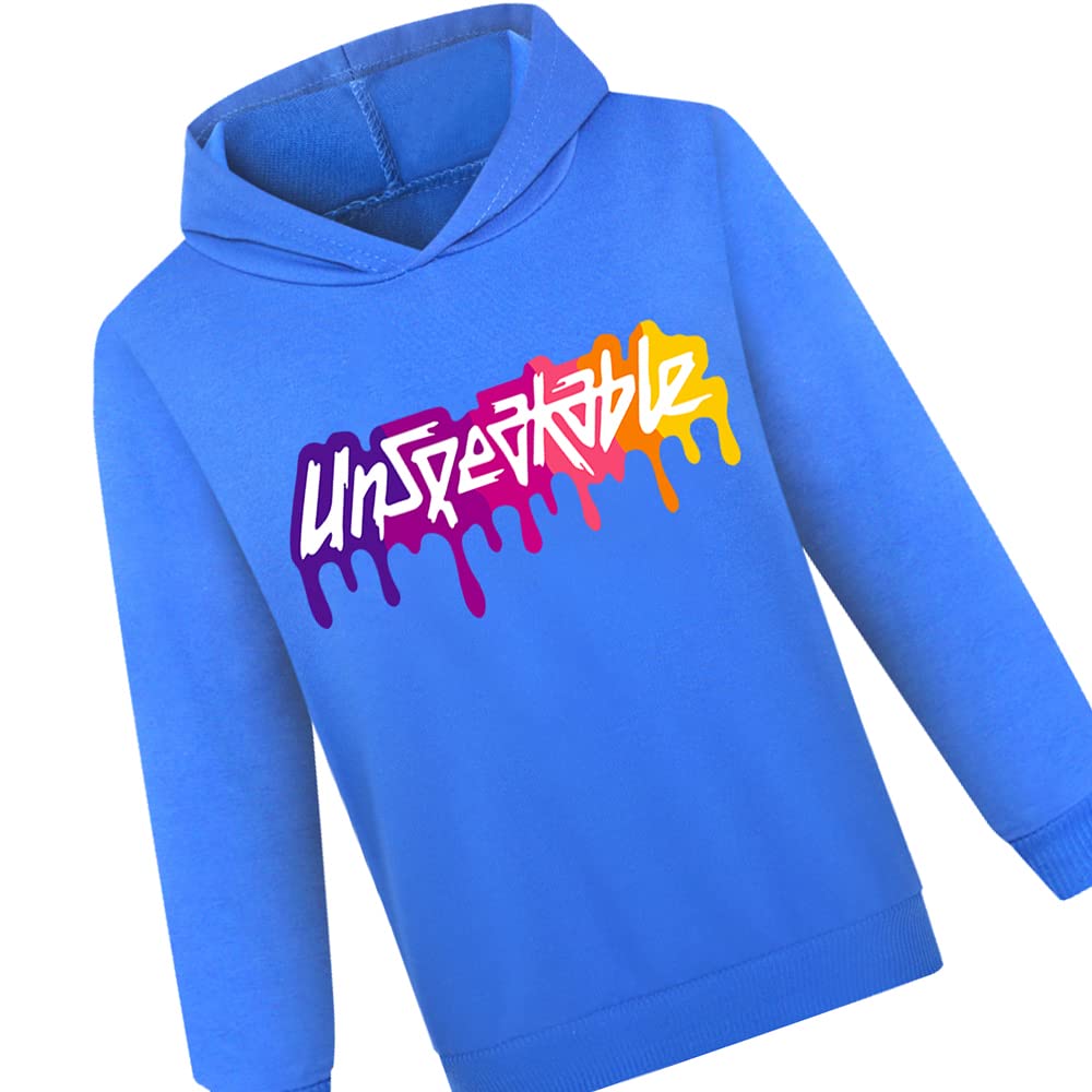 Set di tuta da ginnastica per bambini, 2 pezzi, felpa con cappuccio e pantaloni stampati con lettere per 1-13 anni, vestibilità comoda, lavabile in lavatrice, unisex, diversi colori, diverse