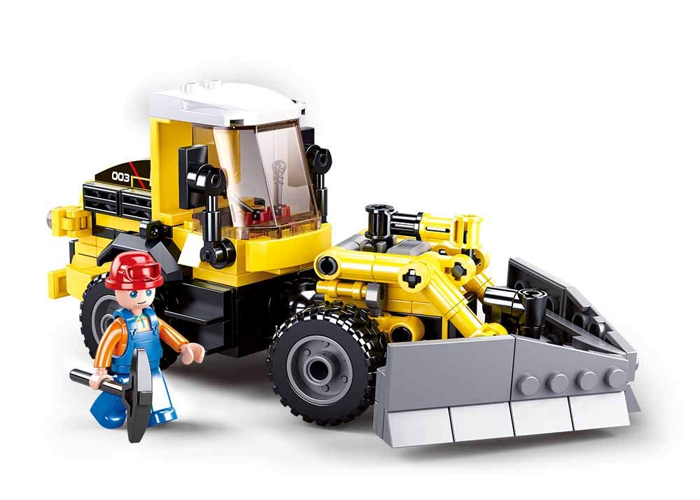 Sluban Town-forklift 2 into1 200 Pieces, Mehrfarbig - Image 3
