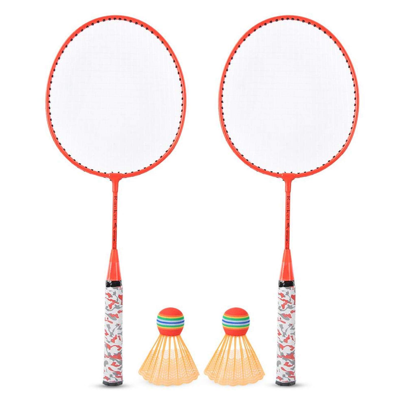 Amazon.co.jp: バドミントンセット ラケットセット キッズ用 スポーツ