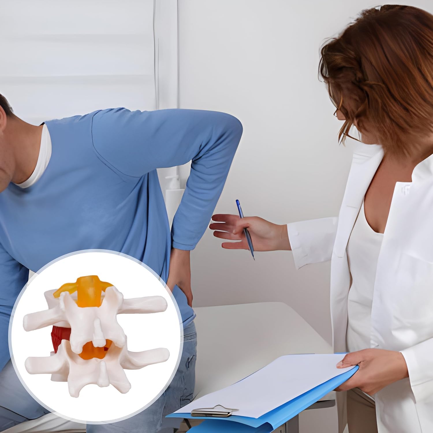 Disc Model Back Snapklik.com : Human Anatomical Lumbar Disc Herniation Model, Portable ...