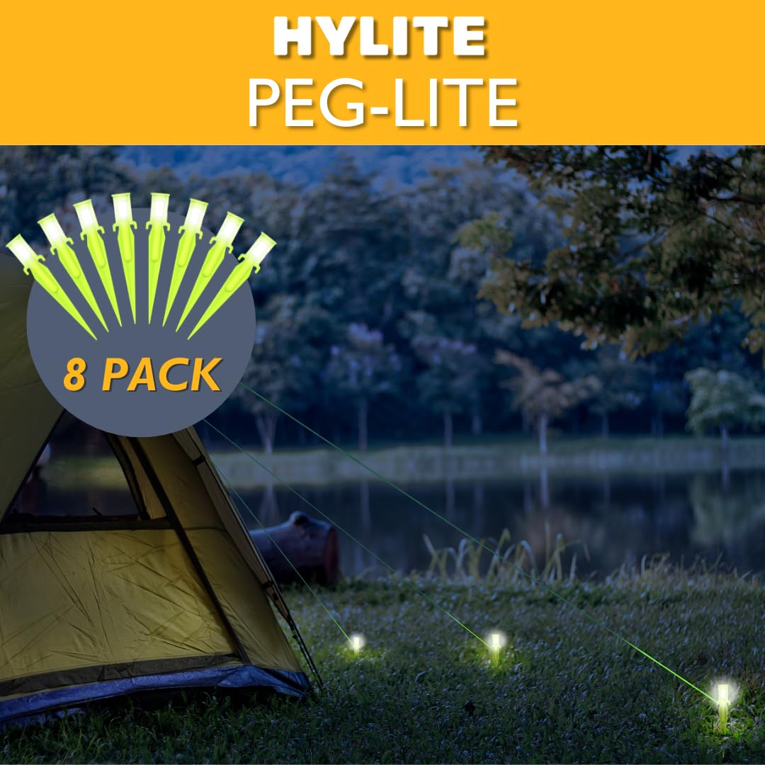 Hylite Peg-Lite Bright LED High Visibility Tent Pegs