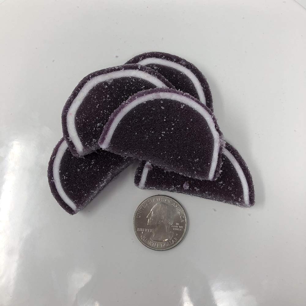 Cavalier Candies Fruit Slices Grape flavor jelly candy 1 pound