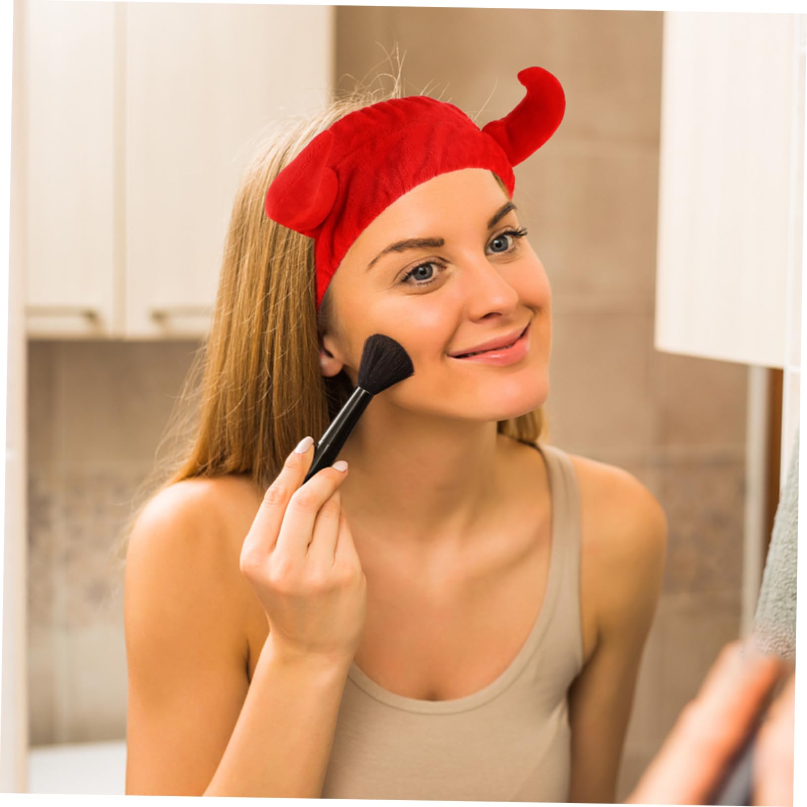 Hemobllo 2 pezzi Fasce per con Design per Make Up e Skincare Leggere e Elastiche Assorbono e per Lavaggio e Confezione e