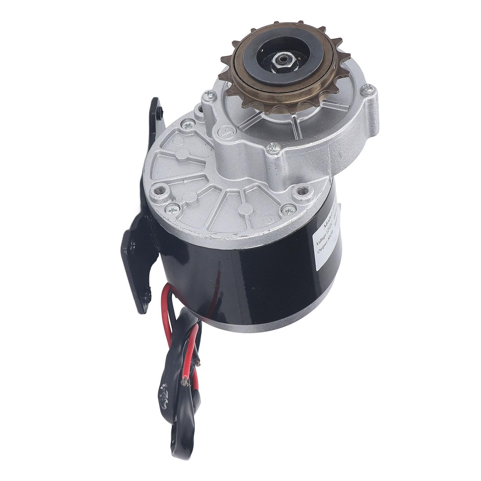 Motore spazzolato 16 denti ingranaggio ruota dentata motore elettrico bobina di rame alta torsione DC12V 500W 2500 giri/min per bici elettrica ciclomotore ATV lega di alluminio