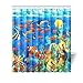 Winterby Custom Blue Ocean Tropical Fish Coral Undersea World Waterproof Fabric Bathroom Shower Curtain 66" x 72"