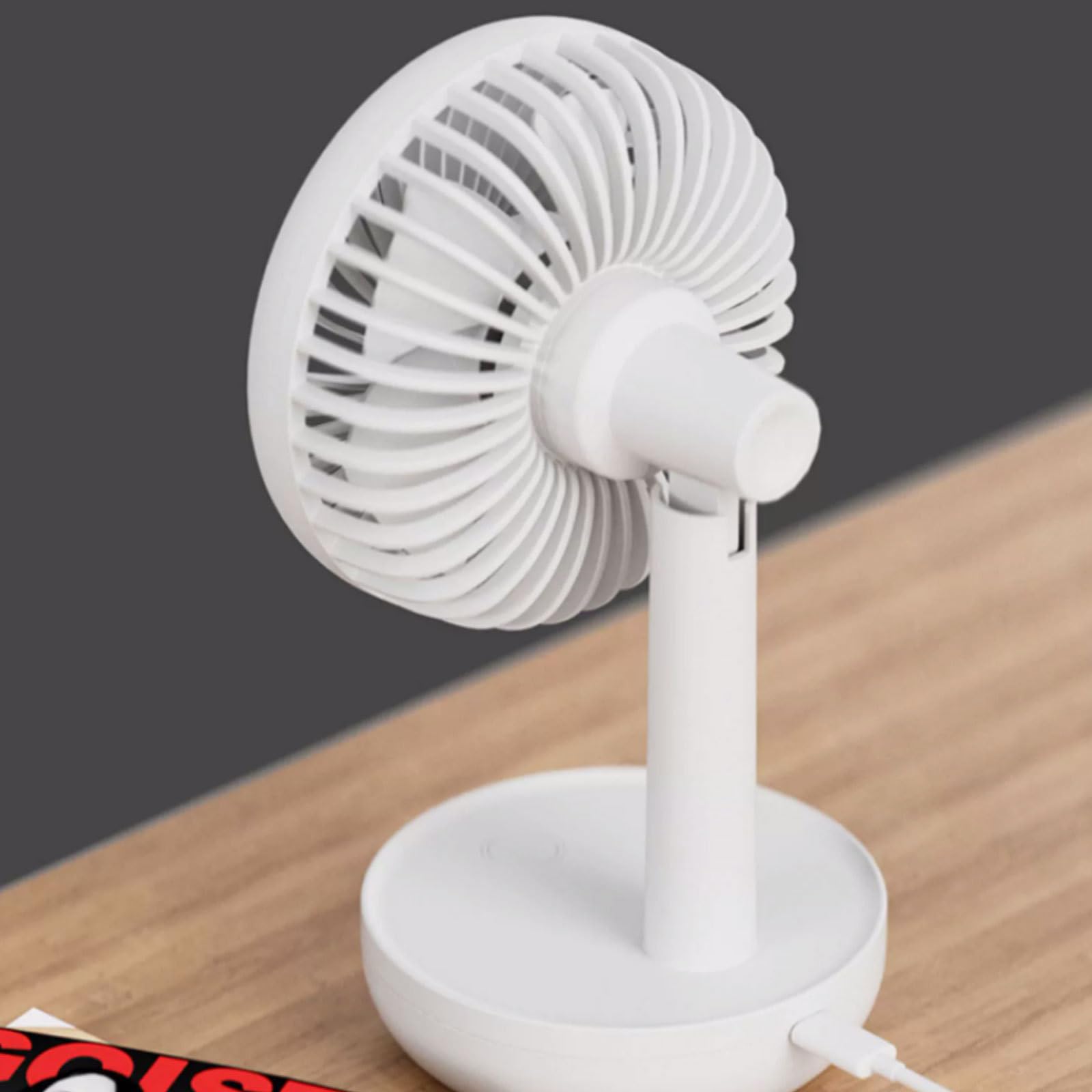 Ventola Portatile Desktop Multifunzionale Ventola Portatile Ricaricabile Ventola per ventole Regolabile Ventola Portatile