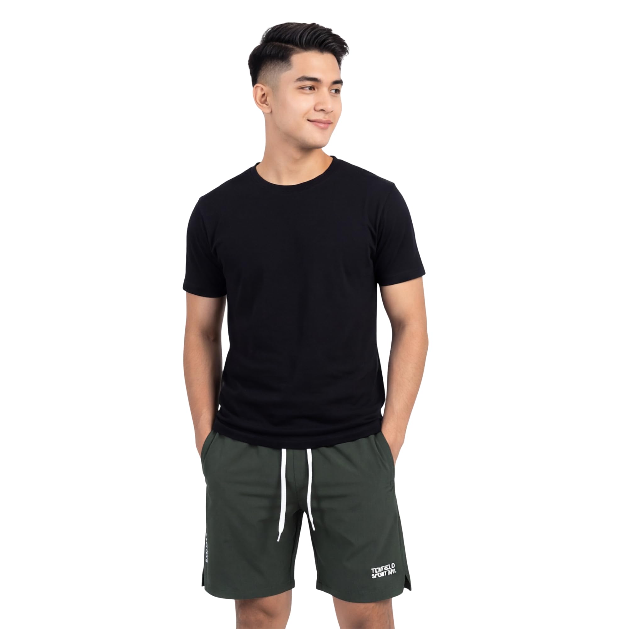 sassy looks Men Sport Shorts Imported Fabric Regular Fit Knee Length Casual Wear Elastic Waist Gym Running Shorts-picture-12