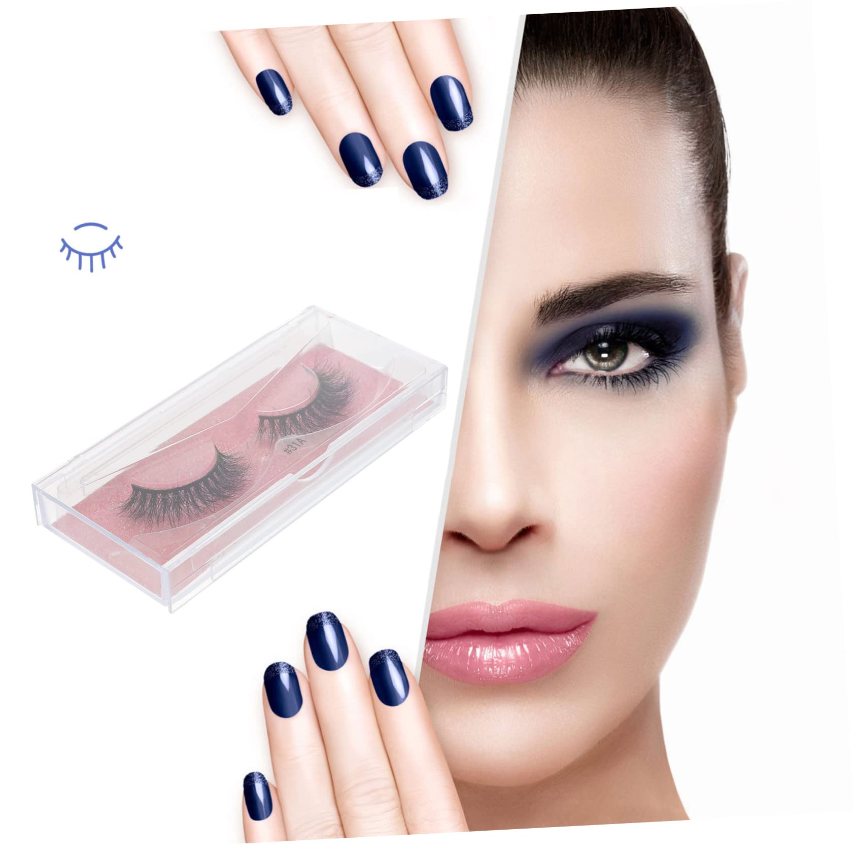 DOITOOL 5 Paia Di Ciglia Finte Per Il Trucco Aspetto Naturale E Facile Applicazione Per Donne E Ragazze Riutilizzabili