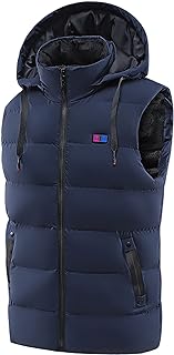 JAXICH Women's Waterproof Winter Coats Women's Heated Jackets Heated Gillet Womens Shirt Vest Vest Usb11 Cotton Smart Heating Charging Heating Piece Heating Female Vest And Male Women's Blouse