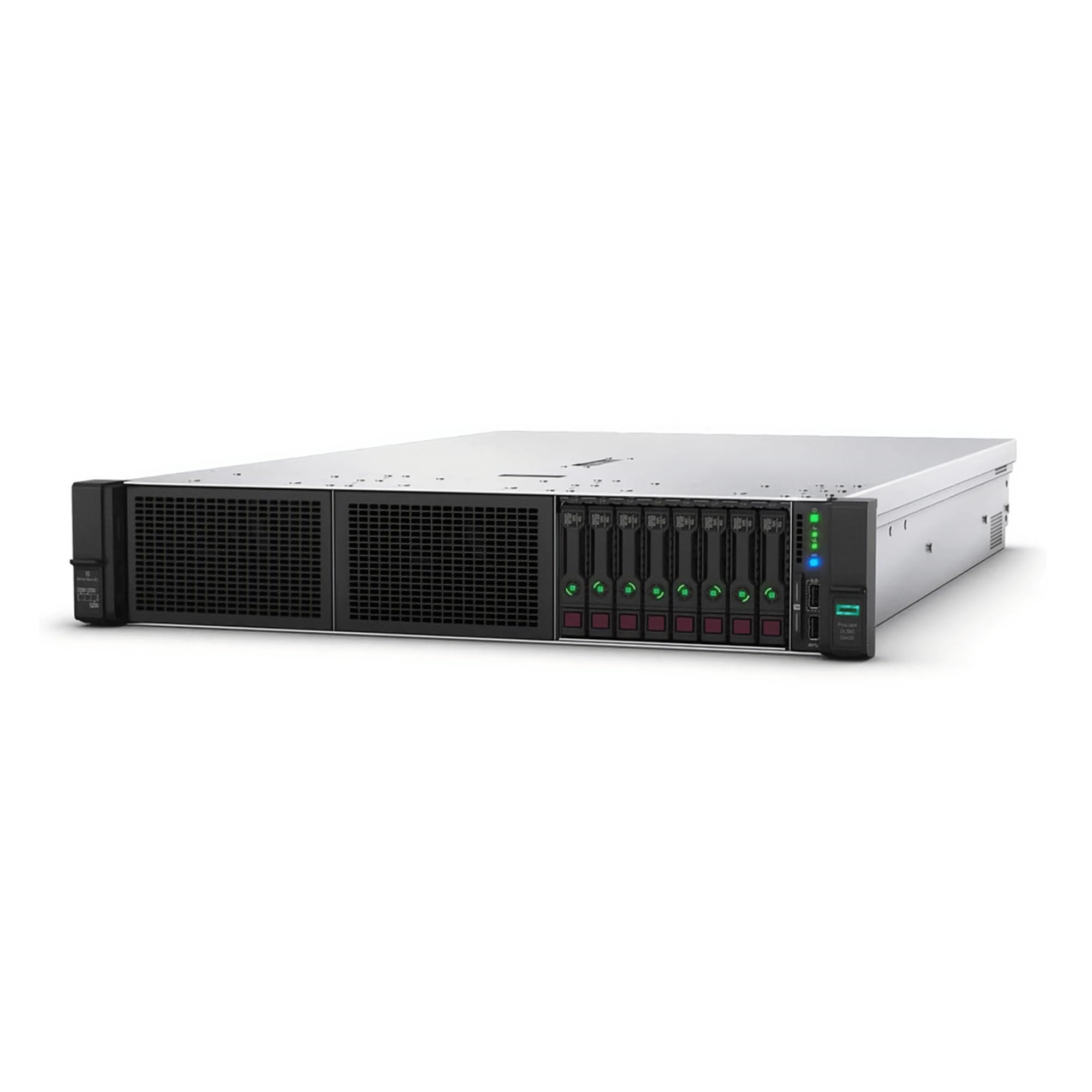 PCSP DL380 G10 8B SFF 2U Server, 2X Intel Xeon Gold 6130 2.10Ghz (32-cores Total), P408i-a RAID, 2X 10Gb SFP + 4X 1GbE, 8X 600GB SAS 10K 2.5" HDD (Renewed) (64GB DDR4)