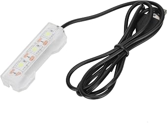 LED Aquarium Light for Plants, Small Aquarium Water Plant Light Fish Lights for Underwater Decorations, Plant Grow, Saltwater Freshwater Fish, Plug and Play
