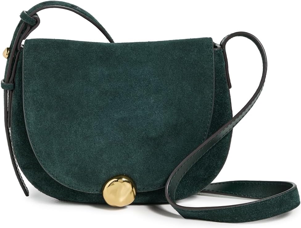 Madewell Women's Suede Small Dakota Saddle Crossbody Bag