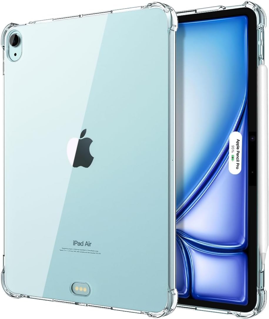 M.G.R.J® iPad Air 11 Case, Soft TPU Transparent Back Case Cover for Apple iPad Air 11 M2 (2024) (A2899, A2900, A2902, A2903) (B0D8J8QYPP) Amazon Price History, Amazon Price Tracker