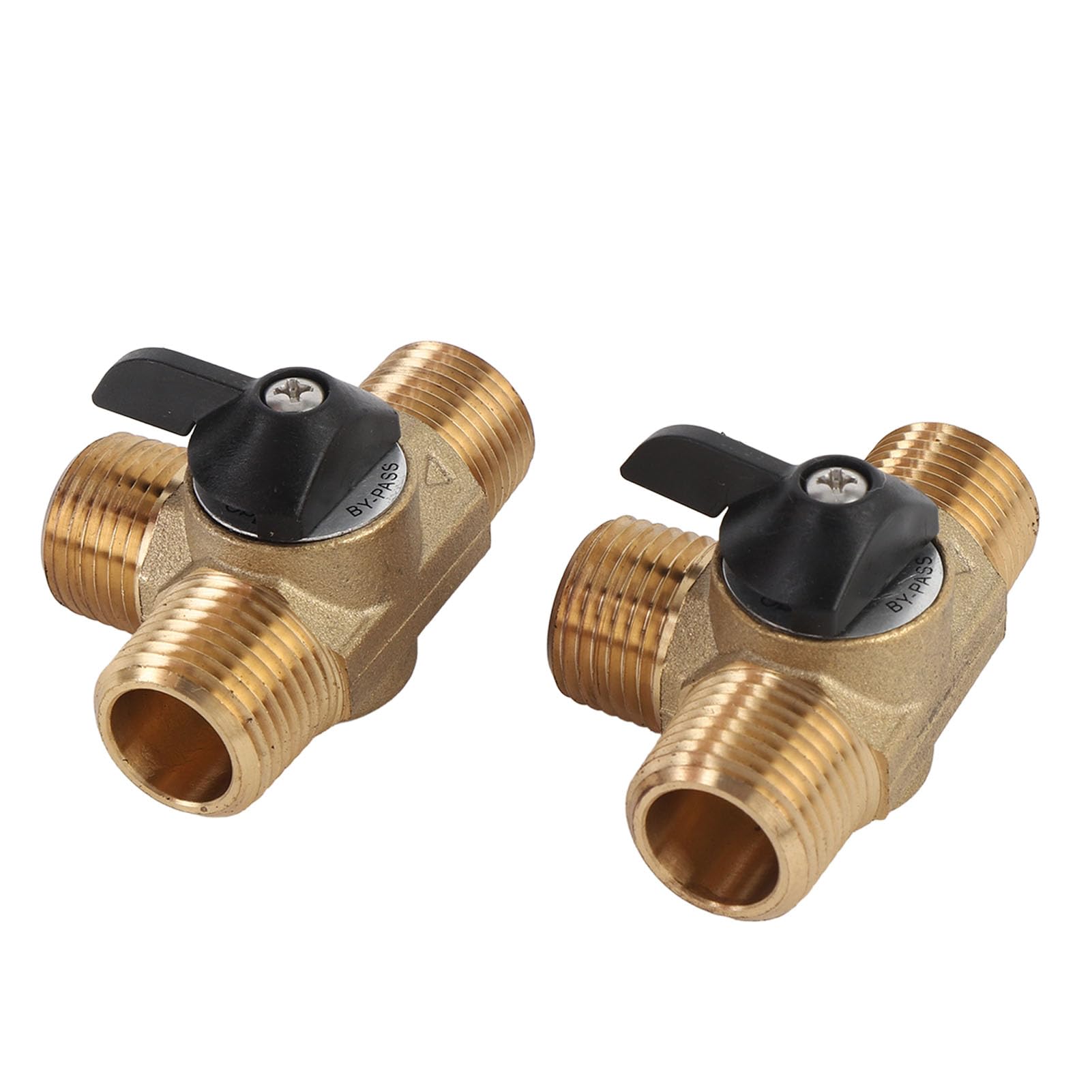 KIMISS Kit Bypass Scaldabagno per, Struttura Robusta, Tubo Rinforzato in Ottone 12 Pollici