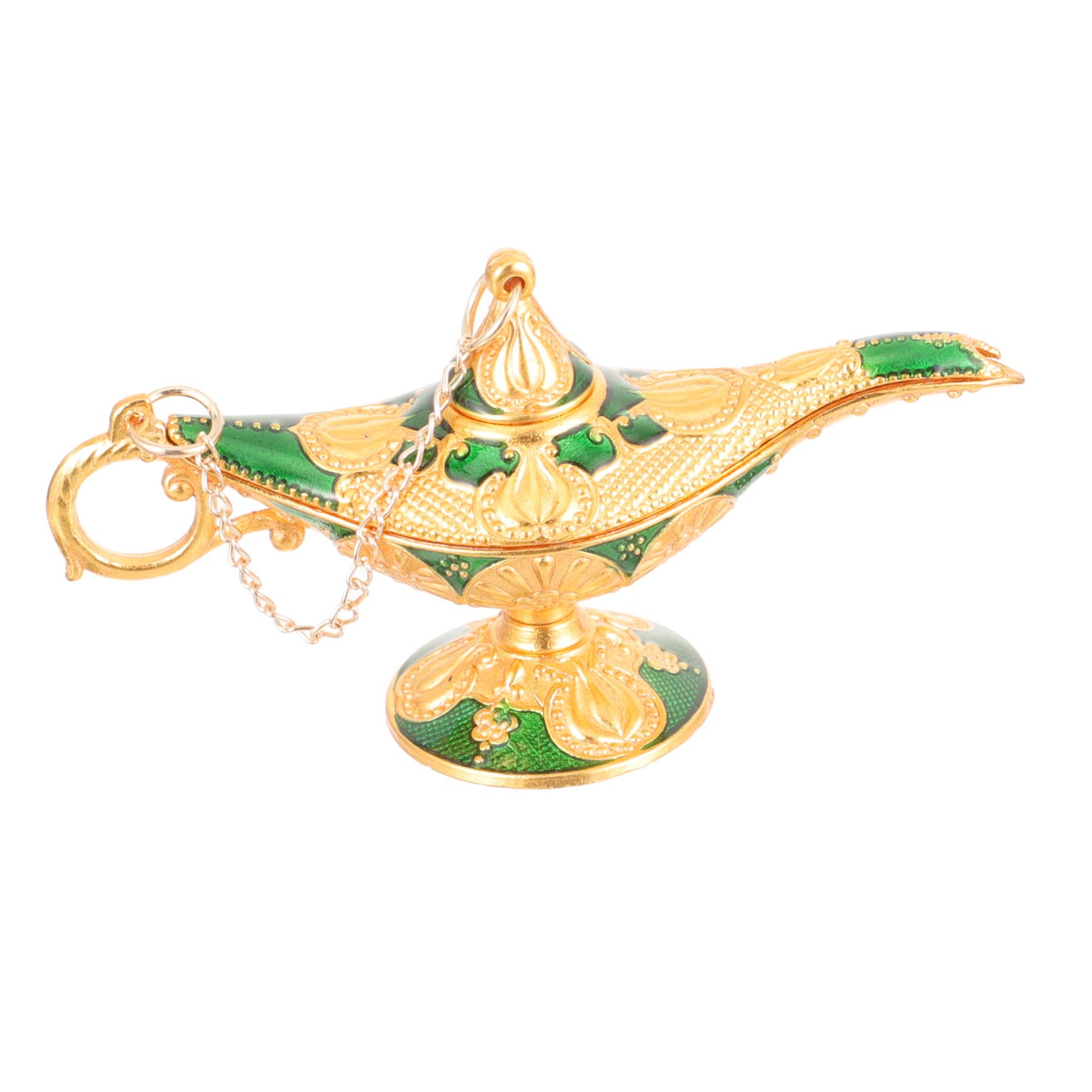 Cabilock Vintage Inspired Adornment Lamp Model Desktop Decoration with Classic Design Unique Floral Patterns for Parties and Sophisticated Office Decor