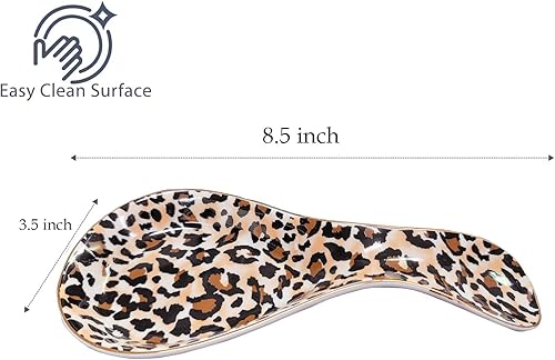 Miniatura 4 de Soporte de cuchara de cerámica para la parte superior de la estufa, soporte grande para cuchara de granja, soporte para cucharas de café de