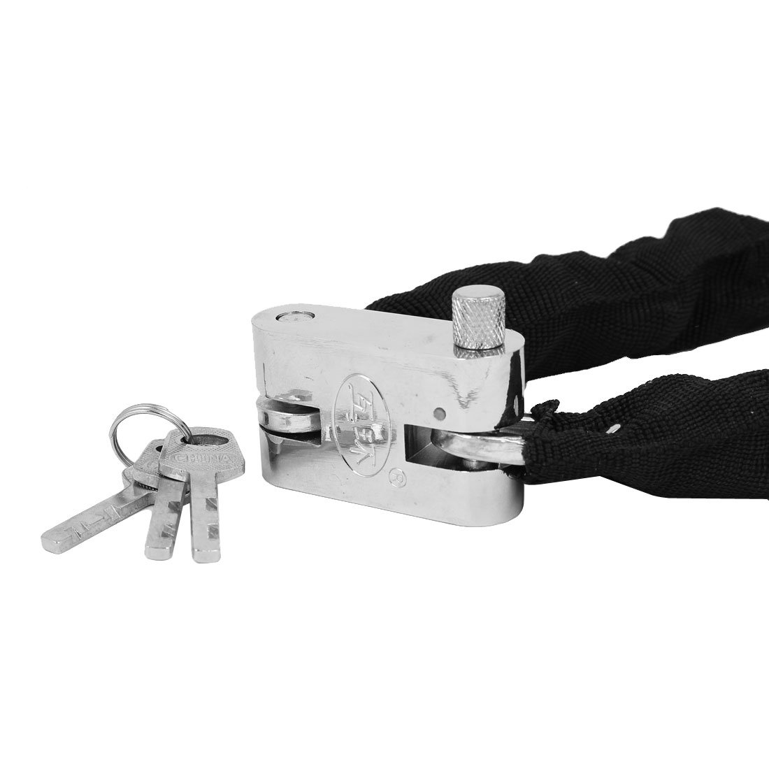Aexit Cycling Bike Bike Locks Bicycle Security Chain Lock Padlock 65cm Length U-Locks w Keys