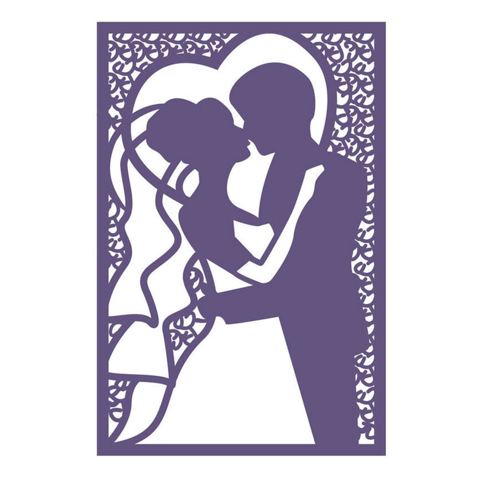 Buxuaaaa Bridegroom Cutting Dies Stamps Template Mold Stencils for Embossing Scrapbooking Photo Album Metal Cutting Dies for Cards