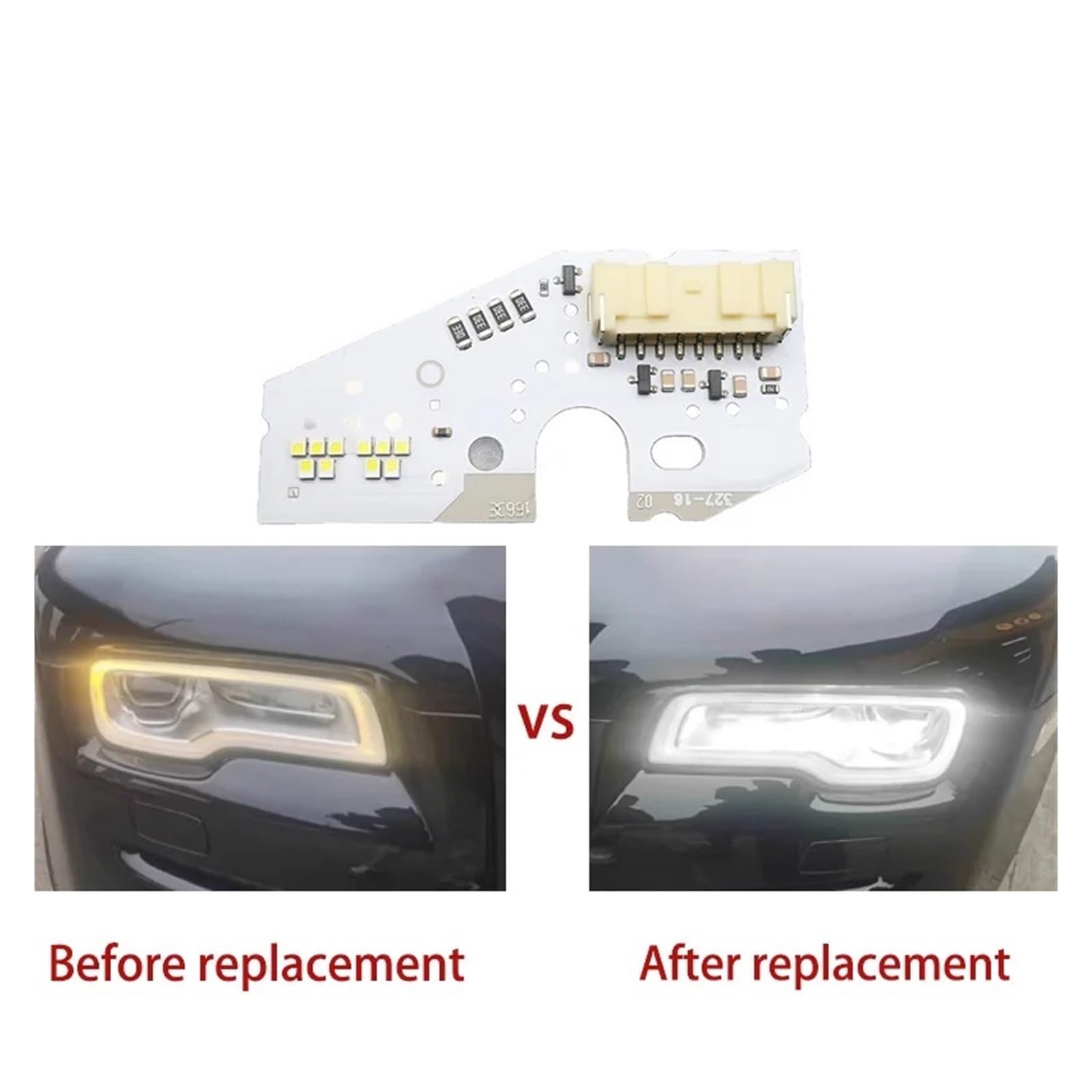 Zavorra per fari auto Luce bianca per Rolls-per Royce Ghost 2015-2018 Angel Eyes Chip zavorra Luci di marcia diurna Circuito Fari auto DRL(1pcs left)