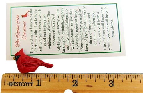 Miniatura 2 de Westmon Works Figura de cardenal con tarjeta de leyenda, regalo de Navidad