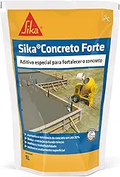 Sika - Aditivo líquido - Sika Concreto Forte - Diversos tipos de cimento - Sem restrição - Saco 1L