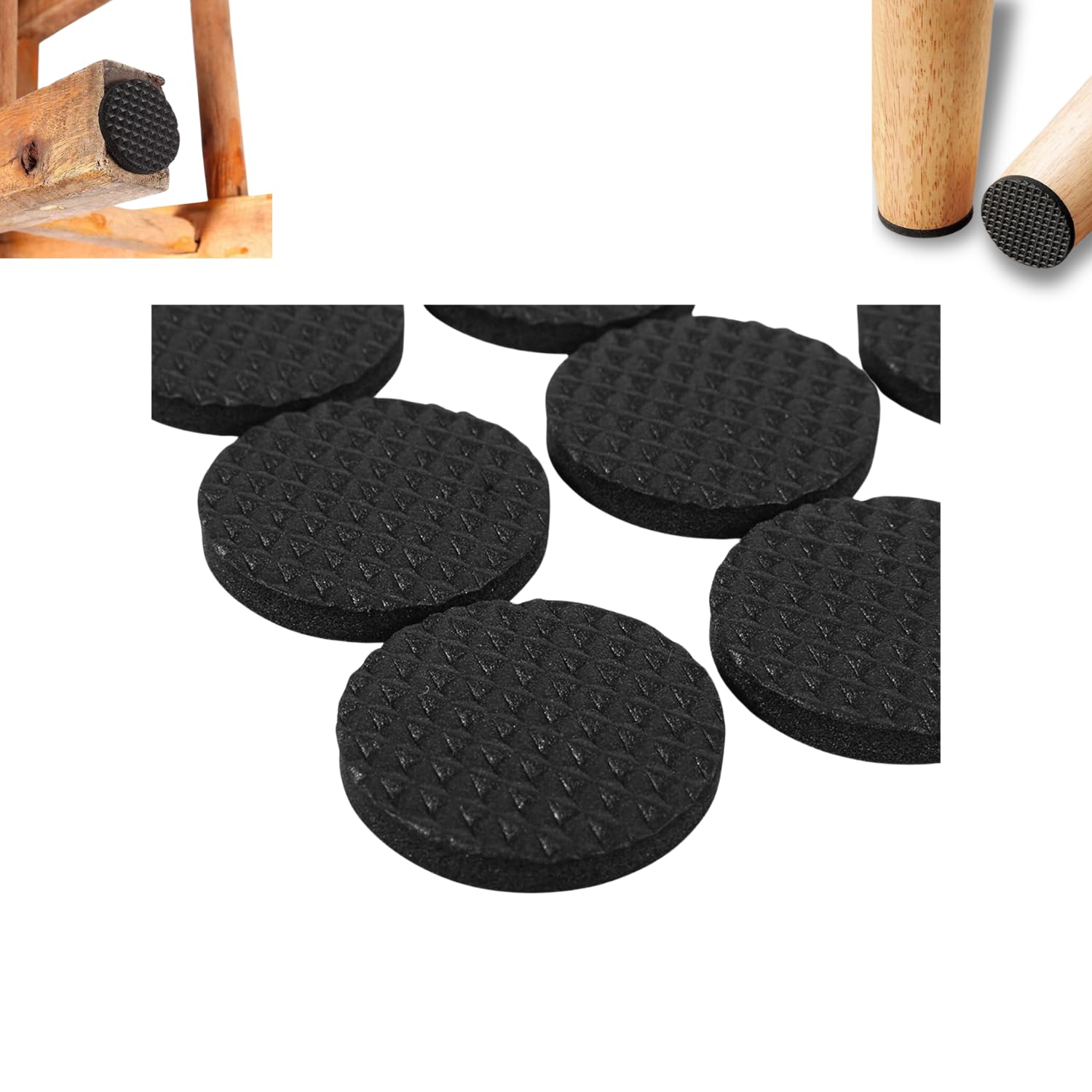 Leg Pad Anti Slip Mat Furniture Hardwood Floor Scratches Protectors Non Slip Pads Self Adhesive Reduce Noise Feet Rubber Grippers Insulation Sofa, Bed, Dining Table, and Chairs Balance 12 pcs (B0D9DFPZ73) Amazon Price History, Amazon Price Tracker