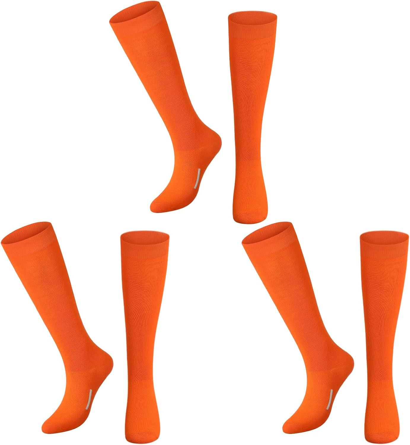 Haysandy 3 Pairs Baseball Socks Bulk Softball Sock Youth High Long Tube Soccer Football Team Boys Girls Adults Sport Sock - Image 9