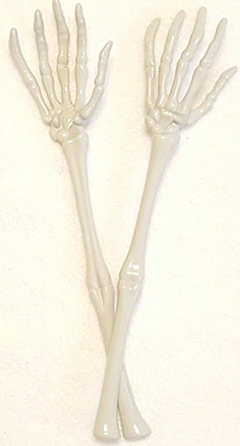 Skeleton Tongs - Spooky Halloween Party Serving Utensils -2