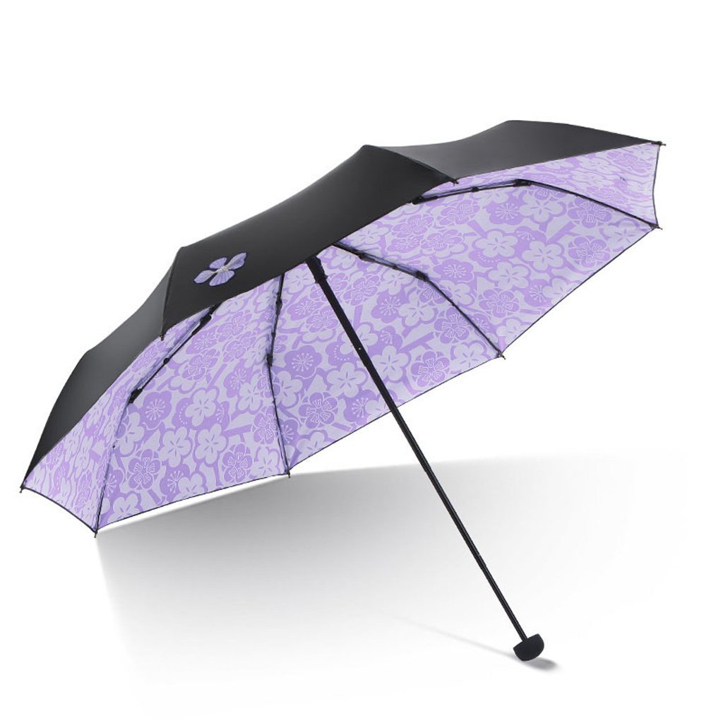 Parapluie pliable et ombrelle de poche ultra-légère contre les rayons ultraviolets