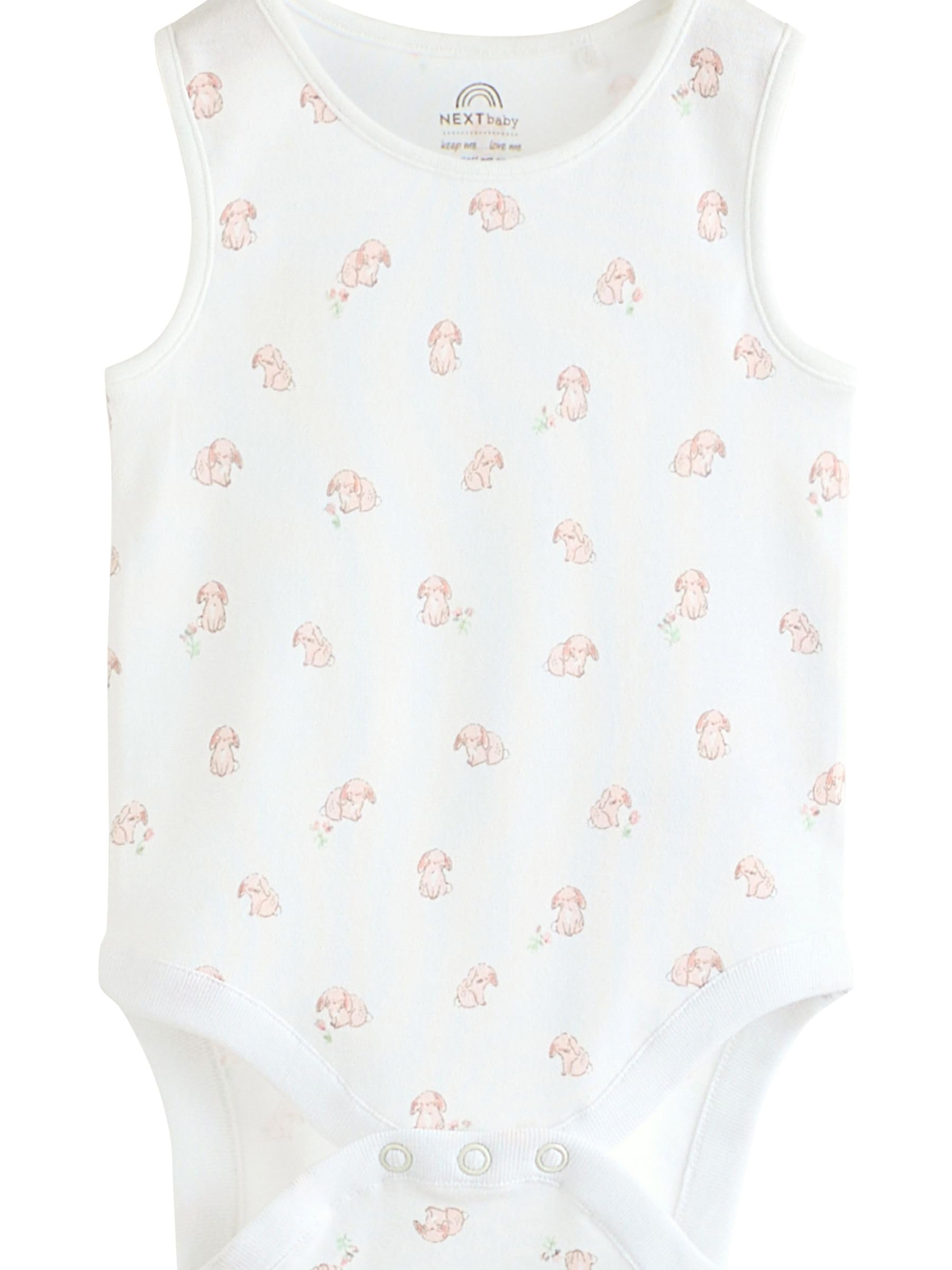 NEXT Bébé Fille Débardeur 100% Coton pour bébé, Lot de 5