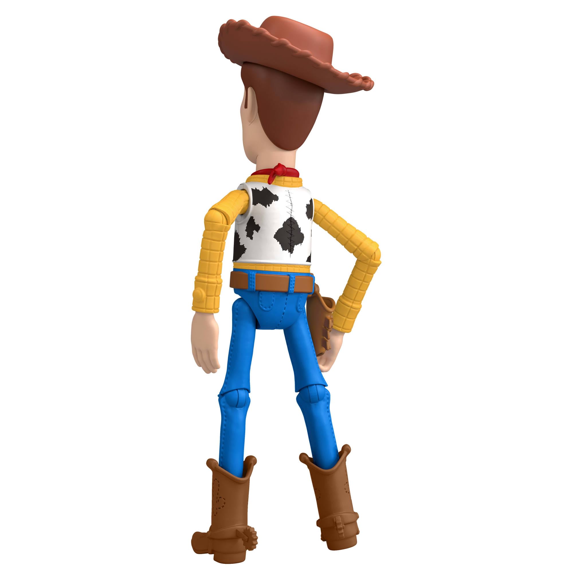 Mattel Disney · Pixar Figurine articulée Woody de 23 cm avec 14 Points d’Articulation, détails fidèles au Film et Chapeau Amovible, JKV14