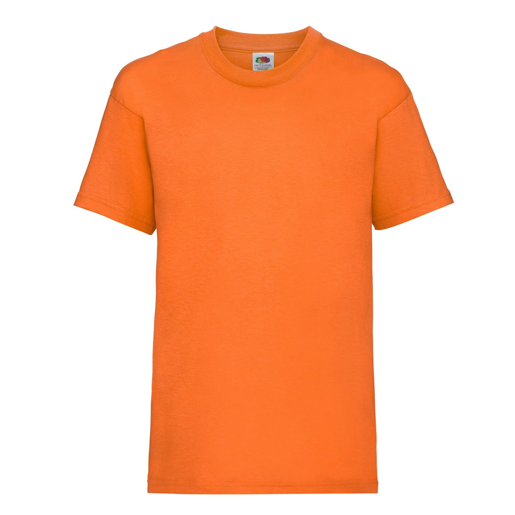 Fruit of the Loom Kids Value Short Sleeve T Shirt Orange 5-6