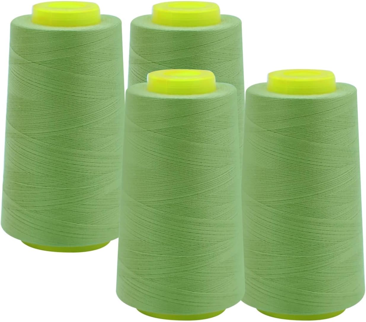 EVERLOCK Serger Thread – 4 Cones, 3000 Yards Each – 40 Weight, 2-Ply Spun Polyester – Strong, Low-Lint Overlock Thread for Serger Machines – All-Purpose Sewing & Finishing (Burgundy)